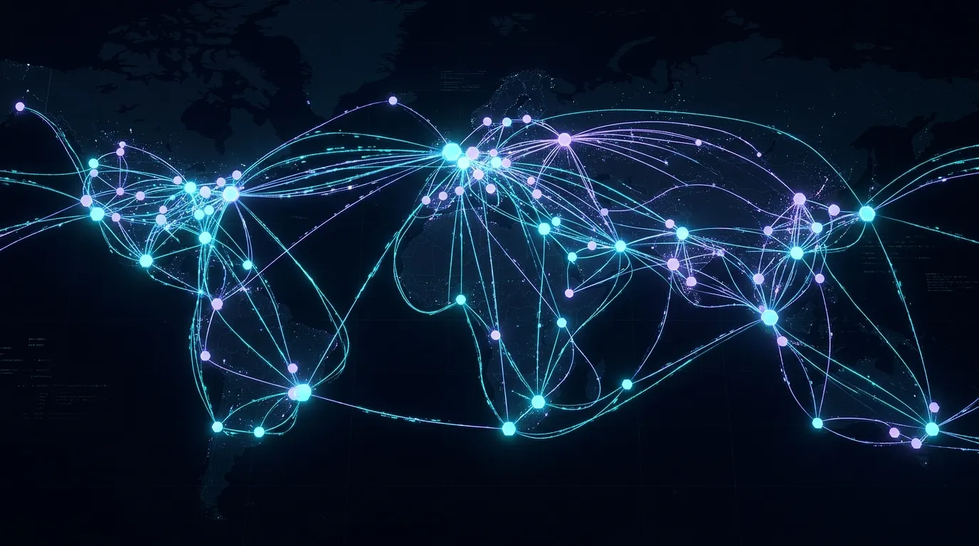 Global network backbone topology